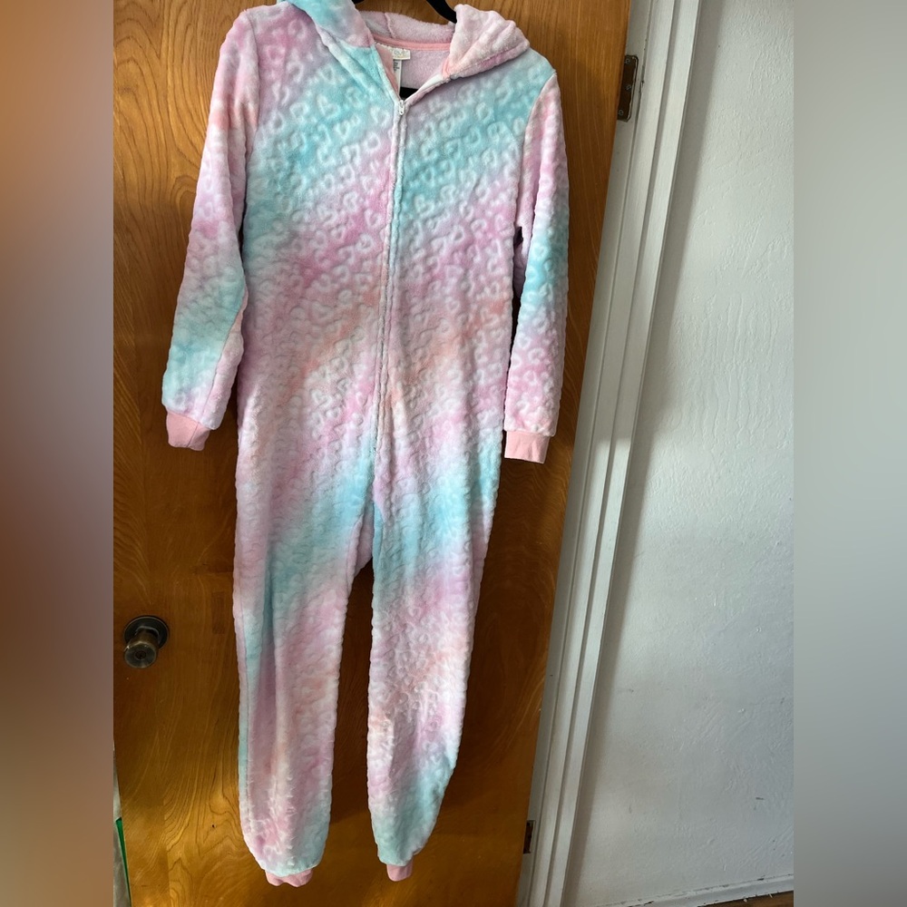 Saint eve all over footless teddy bear pajamas L(14/16)